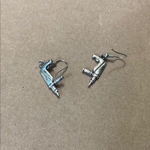 Silver Earrings with Unique Design